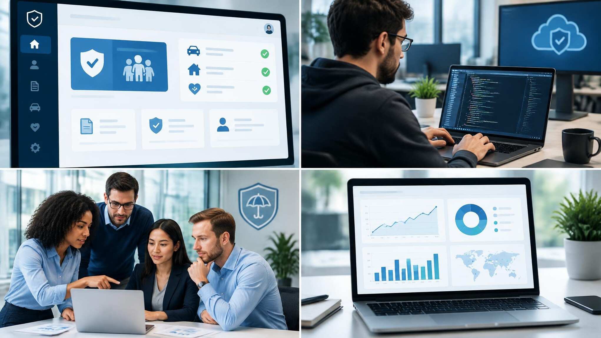 insurance software interface
