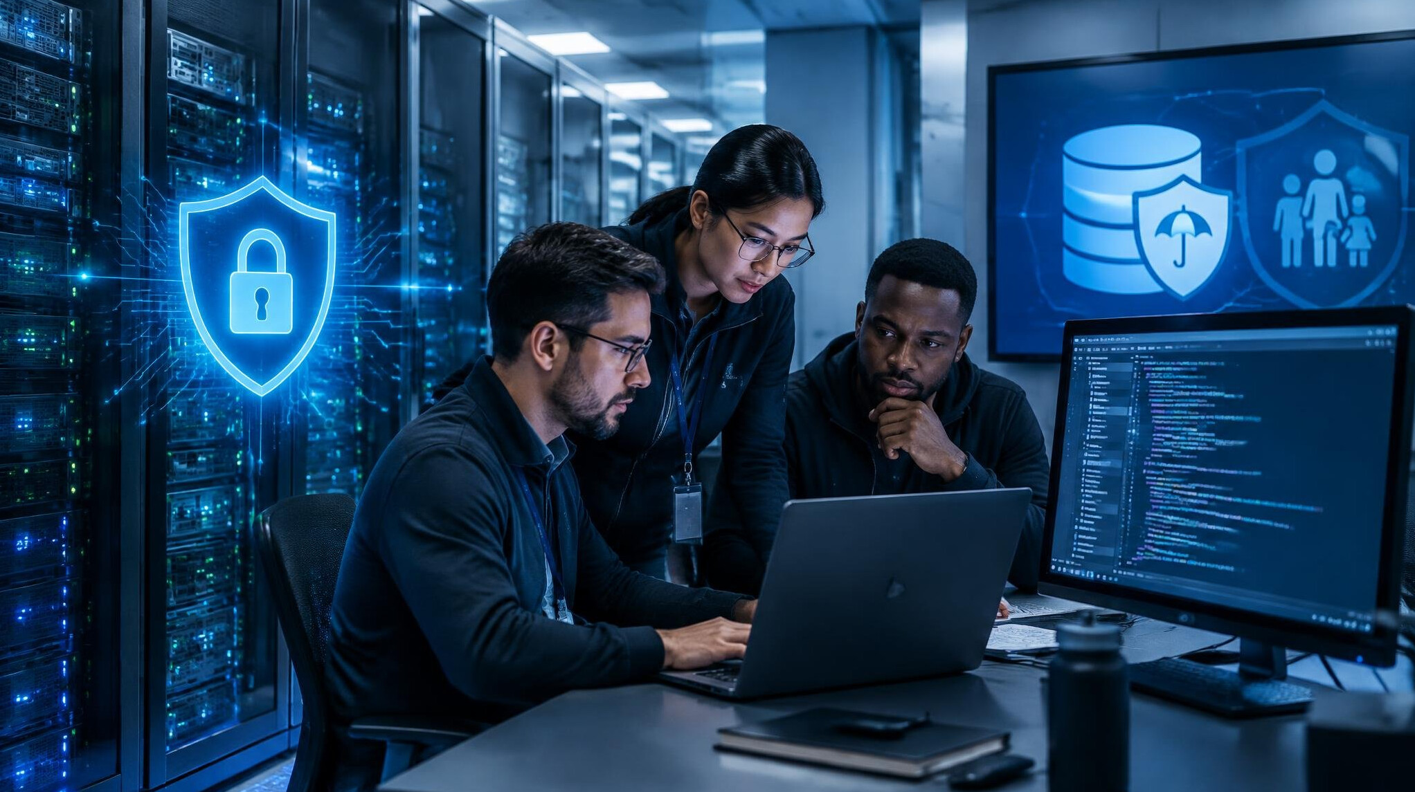secure data server room