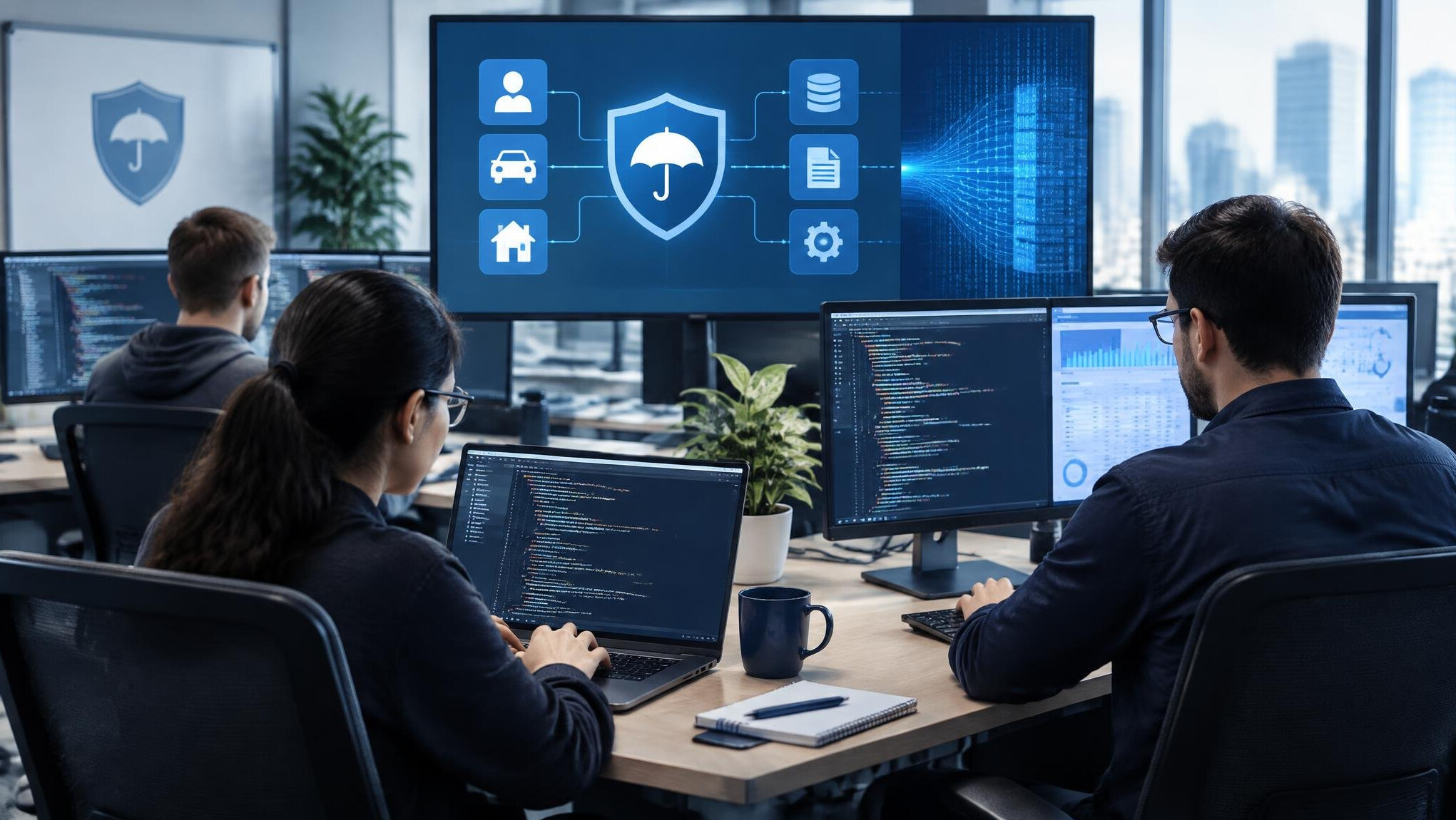 insurance software team coding